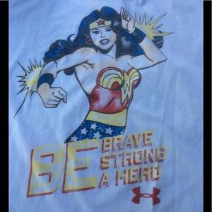 Under Armour Wonder Woman tee (fits small adult)